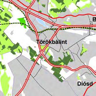 ki. Az ökológiai hálózat övezete azért kerül kijelölésre, hogy a természetes és természet közeli élőhelyeket, és azok kapcsolatait