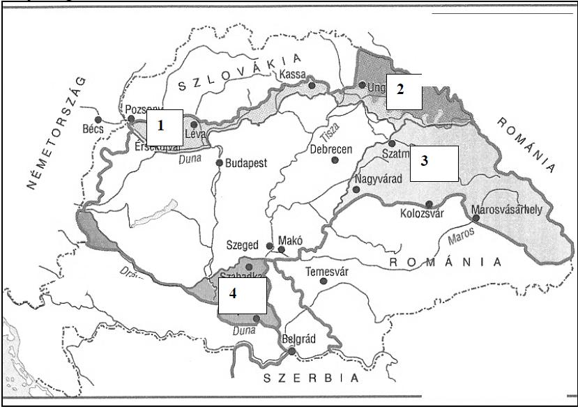 A magyar jelenkor története Érettségi feladatok gyűjteménye 26 7. A feladat a XX. századi magyar történelemhez kapcsolódik. (E/6) Oldja meg a feladatokat!