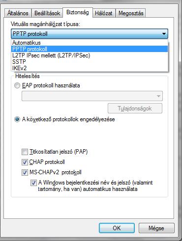 Példa: Win7 Hardver közeli megoldások Tunneling