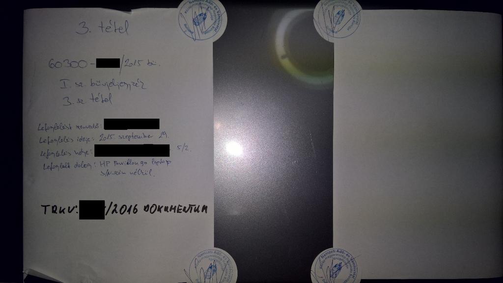 15.5 Bűnjel csomagolásának