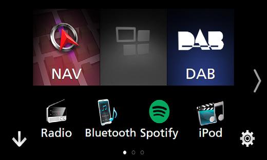 Alapműveletek A kezdőképernyő leírása A legtöbb funkció elvégezhető a HOME Screen (Kezdőképernyő) segítségével.