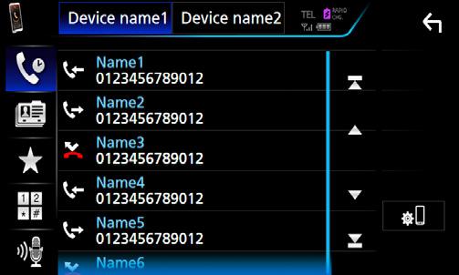 lehetséges. Csak az Apple CarPlay vagy Android Auto hang alapú vezérlés funkciója használható. ÑÑHívás indítása 1 Érintse meg a [Û] gombot.