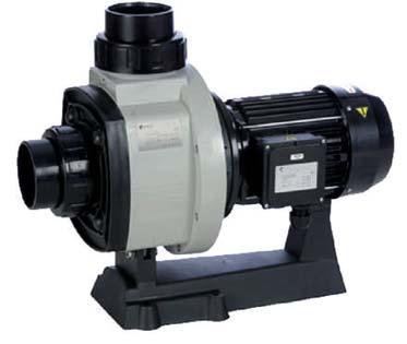 Pump body made in polypropylene reinforced with fiberglass, resistant to the chemical products in the swimminpool, guaranteed to last a long time.