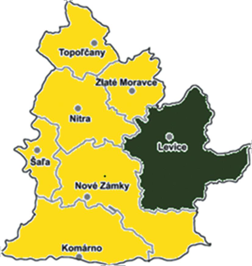 Nyitra megye magyarok által lakott járásai Összefoglaló Nyitra megye járásairól (2011) Járás neve Összlakosság Magyar nemzetiségű lakosság Magyar nemzetiségű lakosság aránya Munkanélküliség aránya