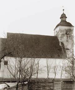 BENE (БЕНЕ), REFORMÁTUS TEMPLOM 2. A templomhajó és torony északról (1906) 3. Schulcz Ferenc 1864-ben készített felmérési rajza Arra, hogy a falu mikor tért az új hitre a XVI. században, nincs adat.