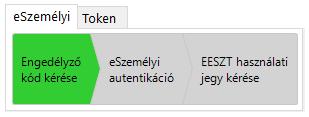 Elektronikus személyi igazolvánnyal nem rendelkező felhasználók az AEEK által biztosított Token segítségével jelentkezhetnek be a rendszerbe.