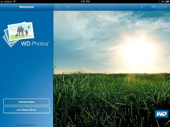 A WD Photos alkalmazás telepítése a mobileszközön Fontos: A mobileszközön megjelenítendő fényképeknek a My Book Live meghajtó Public (Nyilvános) megosztásának Shared Pictures (Megosztott képek)
