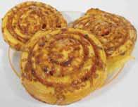 70 g, 643 Ft/kg 45 Ft Pizzás csiga* Ft/db, 100 g, 1 190