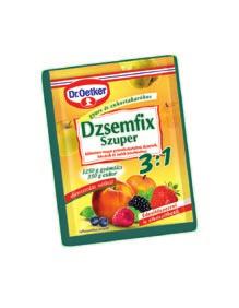 Oetker Befőzőcukor Szuper 3:1 Édes nyári kísértés Karibi látogató A zselépróbához, 1-2 teáskanálnyi forró masszát tegyünk egy kistányérra és hagyjuk