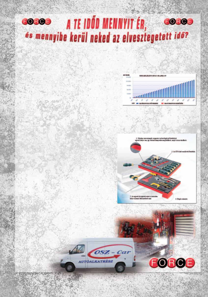 Osz-Car IX.1.szám 2010/03/10 14:01 Page 14 Hosszú távon csak egy profi szerviz maradhat életképes egy versenytársakkal teli piacon.