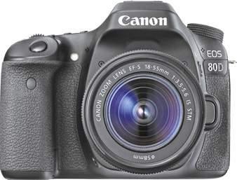 MP-es érzékelő CNON EOS 80D + 18-55 IS STM DIGITÁLIS TÜKÖRREFLEXES FÉNYKÉPEZŐGÉP 45 pontos kereszt típusú