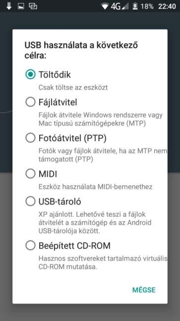 Üzembe helyezés Az akkumulátor töltése Csatlakoztassa az adaptert a készülékhez, majd a fali aljzathoz. A ikon az akkumulátor töltése alatt zöldre vált.