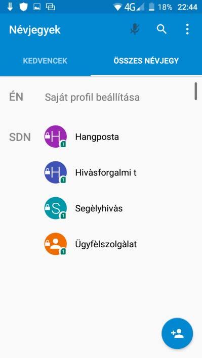 TÁRCSÁZÓ 1. Nyomja meg a kezdőlapon a TELEFON gombot ( ). 2. A gombbal hozhatja elő a billentyűzetet. 3.