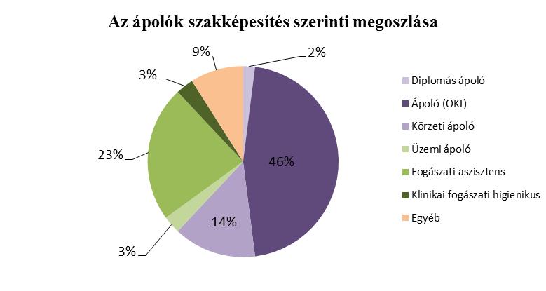 A problémák ellenére elmondható, hogy a szakdolgozók szakképzettségi mutatói az ellátás ebben a szegmensében is megfelelőek.