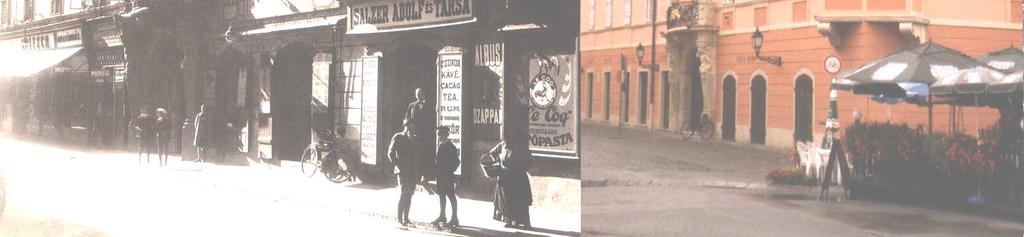 Winkler Gábor) irányításával, állandó ellenırzése mellett folyt. M11. ábra A gyıri Esterházy palota az 1920-as években és napjainkban ([23] i.m. 206.