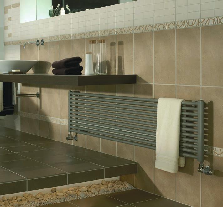 fürdőszoba radiátorokkal együtt, általános felhasználási területre fejlesztettük ki a PS típusjelű fűtőfalakat. fűtőfal kiegészítő tartozékokkal előszobafalként, térelválasztóként is hasznosítható.