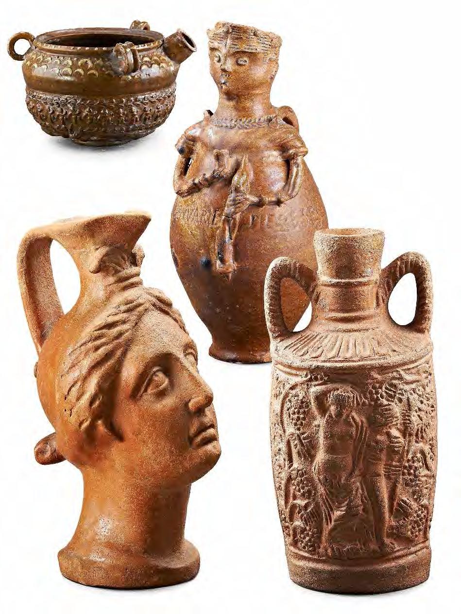 20 V.41 Terra sigillata tál 2. sz. Szombathely (Savaria) M.: 13,2 cm; Átm.: 23,5 cm SM Szombathely, 54.252.1. RÓMAIAK V.43 Raetiai import kerámia (Drexel 1. csoport) 2. sz. első fele Zalalövő (Salla) Kerámia; M.