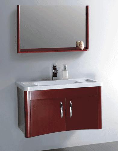 50 + beépített porcelán mosdó + fékező zsanérok Faliszekrény savmart üveg fronttal 30 x 33 x 100 Tükör lámpával és