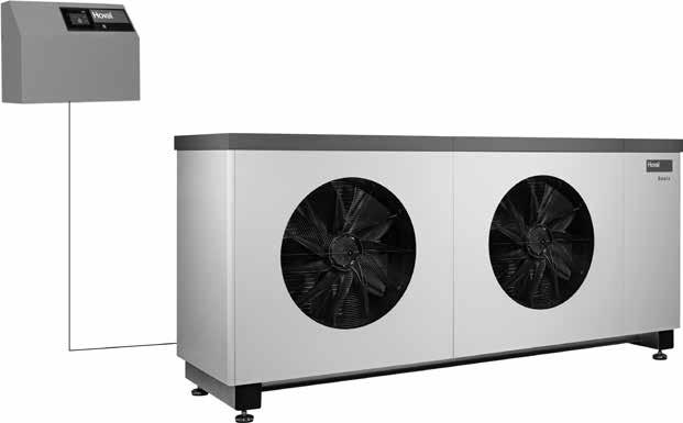 Hoval Belaria dual AR (60) levegő/víz hőszivattyú Hoval Belaria dual AR levegő/víz hőszivattyú Levegő/víz hőszivattyú kompakt kivitelű kültéri felállításra Magasabb energetikai hatásfok Az