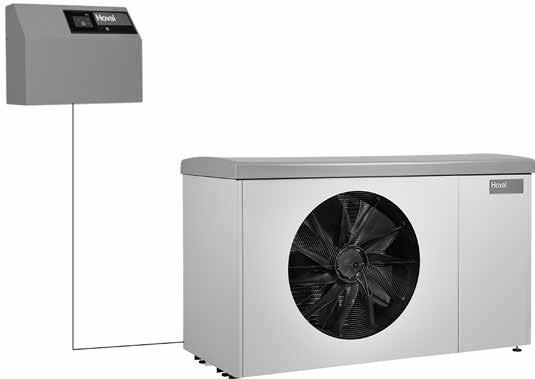 Hoval Belaria twin A (17-32), Belaria twin AR (17-32) levegő/víz hőszivattyú Hoval Belaria twin A, Hoval Belaria twin AR levegő/víz hőszivattyú Levegő/víz hőszivattyú kompakt kivitelű kültéri
