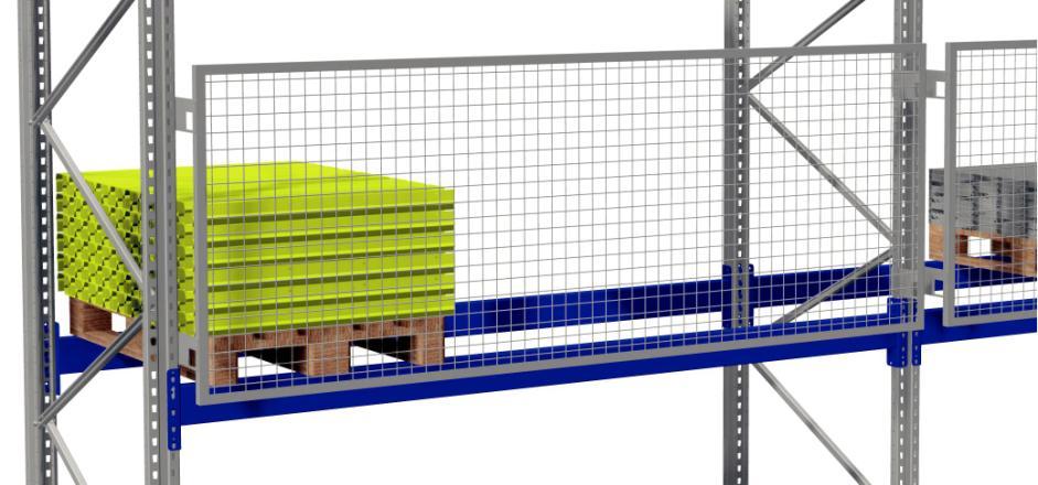 Hátfalrács ` hálószélesség 50 x 50 mm ` tartozék tartók és rögzítő anyagok Szín: