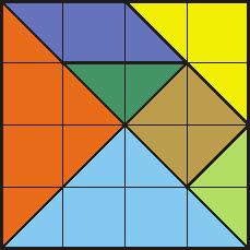 TANGRAM Mi is a Tangram? Egy hét elemből álló összerakós játék, amely Kínából jutott el Európába és Amerikába a XIX. század elején. Számtalan legenda fűződik hozzá.