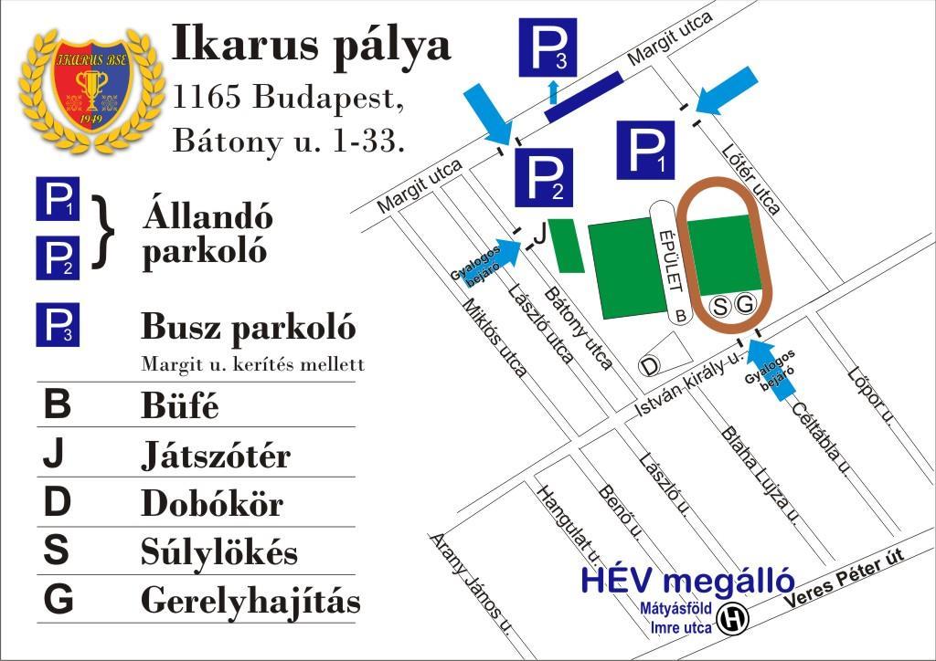 Ikarus Atlétikai Stadion, 1165 Budapest,
