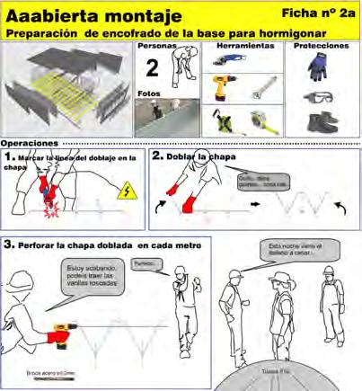 9. Kivitelezési útmutató részlet (Spanyolország, Aula Abierta) 10.