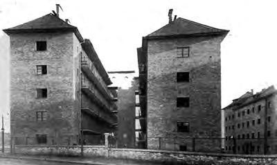8. OTI bérházak, Köztársaság tér 14-16, 1935 forrás: Tér és Forma 1935/7.sz 9. Dzsumbuj, Illatos úti bérházak, 1937 forrás: Ferkai András, 2005 10.