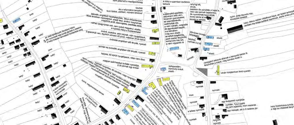 A településképet a hagyományos és a hatvanas évek háztípusai határozzák meg, a három parkosított köztér és utcakép rendezettnek mondható, azonban a rossz állapotú és eladósorban lévő házak jelentős