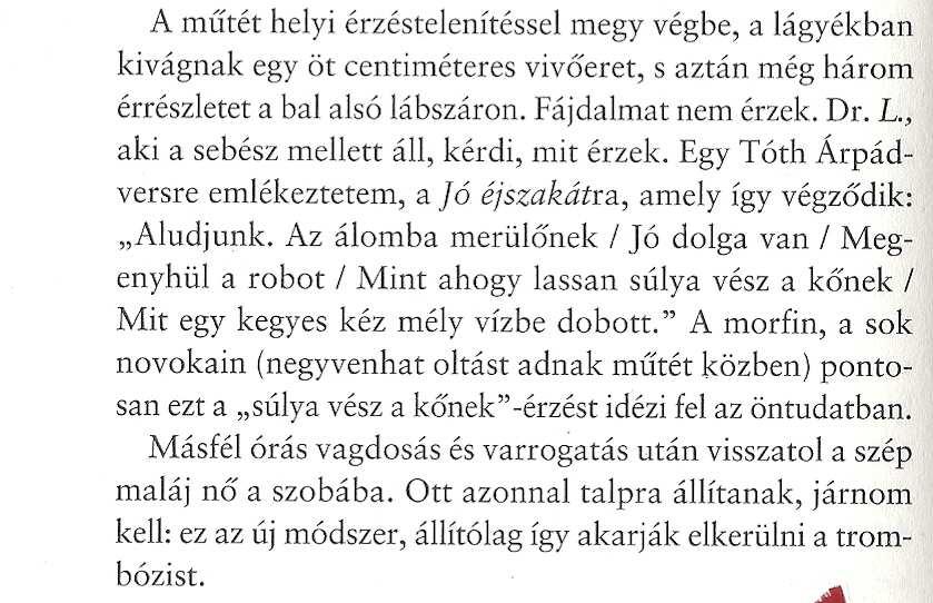 A megelőzés (Irányelv) nemcsak gyógyszer kérdése Ekkor mi még 3-4 hétig fektettük a betegeket,