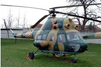 6. kép: Mi 2 típusú könnyű helikopter.