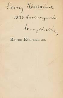 Központi Antikvárium 5 Arany János 1817-2017 1. Arany album. 17 képeslap formátumú fénykép. Zsinórral átfűzött, korabeli papírborítóban. 2. Arany János: -- kisebb költeményei. Teljes gyűjtemény. I-II.
