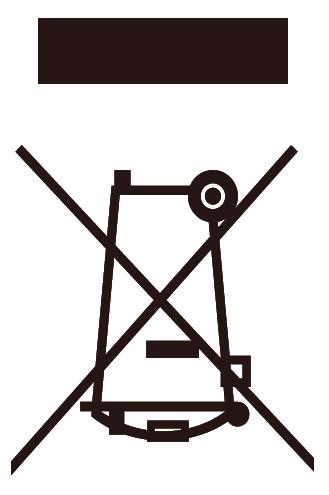 WEEE nyilatkozat Elhasznált berendezések ártalmatlanítása felhasználók által az Európai Unióban lévő magánháztartásokban.