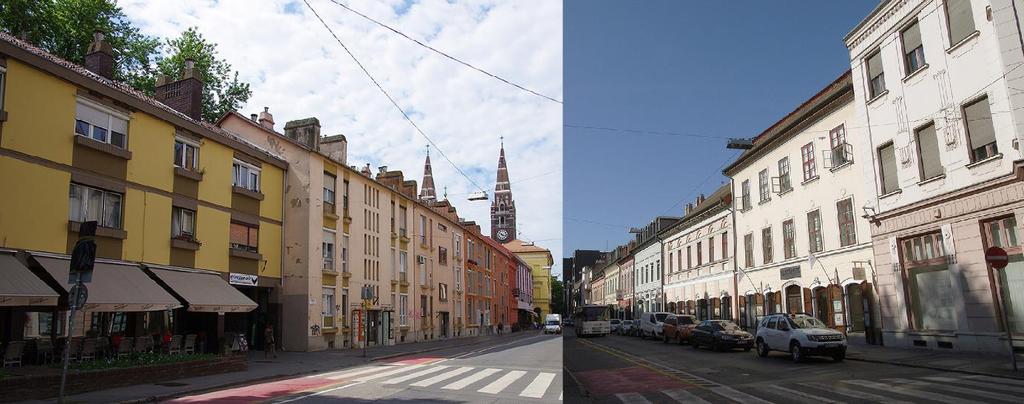 Hasonló számításokkal megkaphatjuk a páros oldal értékeit is, sőt a két utcarészlet átlaga a teljes utcára ad ki minősítésre alkalmas értékeket (5. táblázat), amely alkalmassá teszi az utcakép (7., 8.