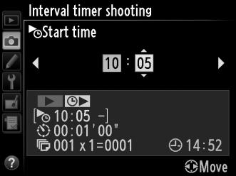 A felvételkészítés körülbelül 3 másodperccel a beállítások megadása után kezdődik el; folytassa a 3. lépéssel.