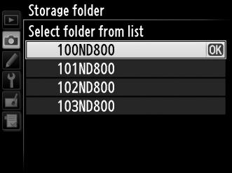Select Folder from List (Mappa kiválasztása listából) 1 Válassza a Select folder from list (Mappa kiválasztása listából) lehetőséget.