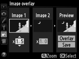 Nyomja meg az J gombot a kijelölt kép kiválasztásához és az előnézetbe való visszatéréshez. 3 Válassza ki a második képet. A kiválasztott kép úgy jelenik majd meg, mint az Image 1 (1. kép).