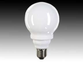 310lm 82 A 0-27-15-0028 Globe-lámpa formájú kompakt fénycsövek Gömblámpa formájú kompakt fénycsövek Búra: 155mm, Fej: E27 11W/840 9G11A/C/E Dimco 4000K *0-27-15-0018 Globe-lámpa formájú kompakt