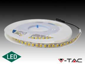 LED-szalagok H W/V CCT lm Ra EEC HOLUX-kód W/Típus CCT lm Ra EEC HOLUX-kód LED-szalagok, folytatás 5630 típusú, 60 db/m-es LED szalagok 5 méteres tekercsben 2835 típusú, 204 db/m-es LED szalagok 5