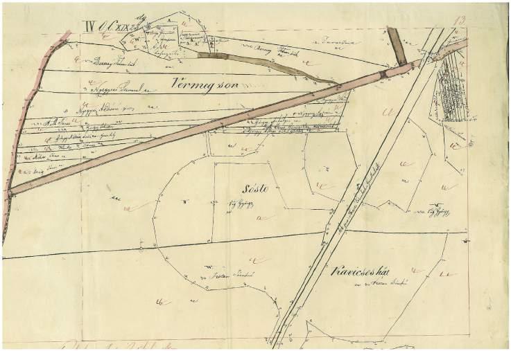 A tavaly augusztusi számunkban elkezdtük a település 1867-es tagosítás utáni térképe egy-egy térképszelvényének, oldalának közzétételét.
