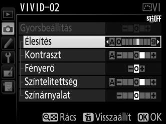 elnevezést kívánja használni, folytassa a 7. lépéssel. A kurzor mozgatásához a név mezőben tartsa lenyomva a W (S) gombot és nyomja meg a 4 vagy a 2 gombot.
