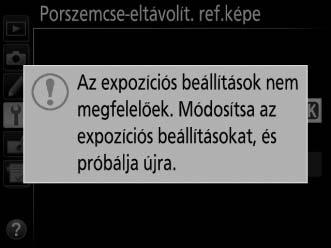 3 A porszemcse-eltávolítás referenciaadatainak előállítása. A porszemcse-eltávolítási referenciaadatok megszerzéséhez nyomja le teljesen a kioldógombot. A kioldógomb megnyomásakor a monitor kikapcsol.