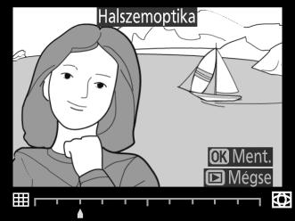 0,25 fokos lépésközökkel, az óramutató járásával ellentétes irányba való forgatáshoz pedig nyomja meg a 4 gombot (az eredmény a szerkesztőkijelzőn ellenőrizhető; felhívjuk figyelmét, hogy a kép