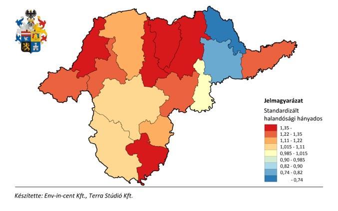 megegyezik: a rosszindulatú daganatokkal (39,1% (második leggyakoribb oka (11,2%) légcső, hörgő és tüdő rosszindulatú elváltozása), a keringéssel (28 %) és a légző rendszer betegségeivel (6,6 %)