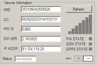 A GSM vagy GPRS hálózatra csatlakozáskor az Easy2 ellenőrzi a beadott PIN kódot, és jelzi, hogy a beadott jelszó elfogadásra került-e. (PIN hiba esetén újraindítja a modult.