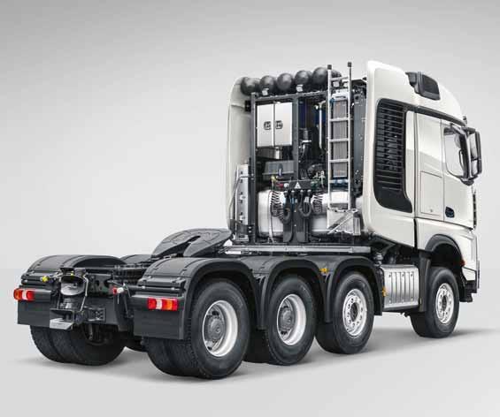 Az Actros 250 tonnáig. A műszaki megoldások áttekintése.