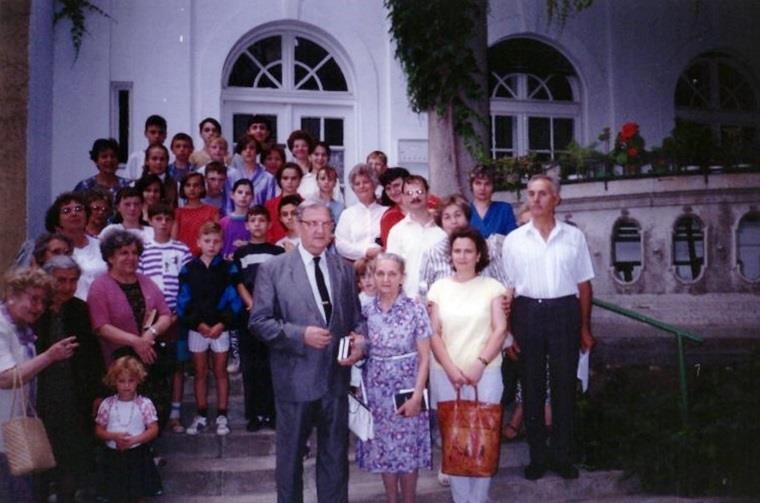 23 Kárpátaljaiak látogatása Miskolc A fénykép készítésének éve: 1996. Kulcsfigura: dr.