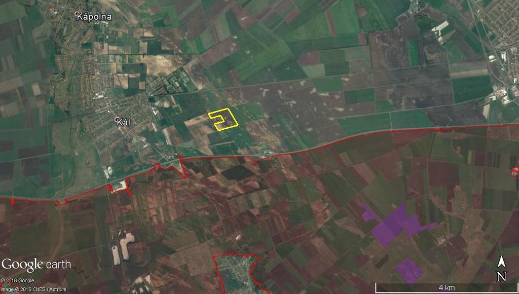 A vizsgálati területhez legközelebbi országos jelentőségű védett természeti területek több mint 2 km-re található (3. térkép), a Hevesi Füves Puszták Tájvédelmi Körzet (törzskönyvi szám: 258/TK/93).