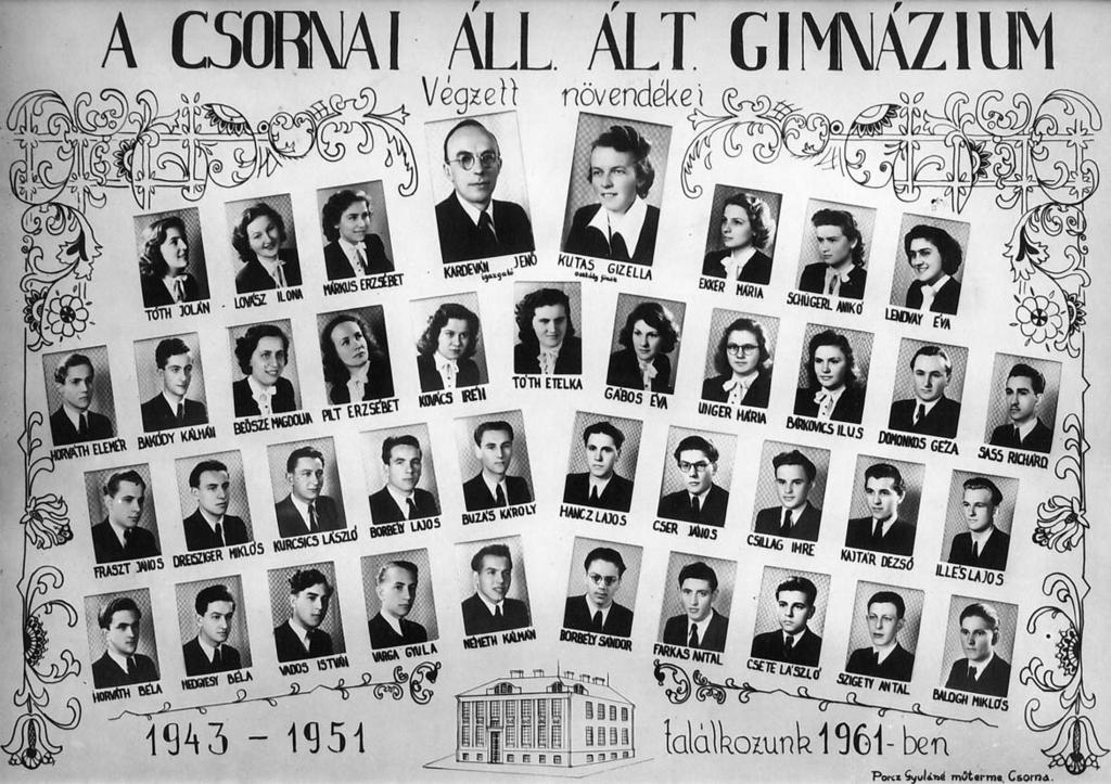 1943-1951 Tablók könyve 1950/51. tanév, VIII.